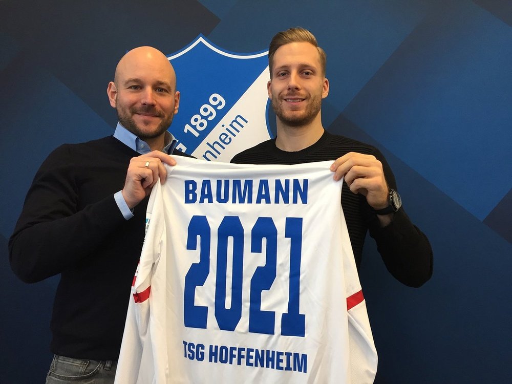 Baumann alarga su relación con el Hoffenheim. TSG1899Hoffenheim