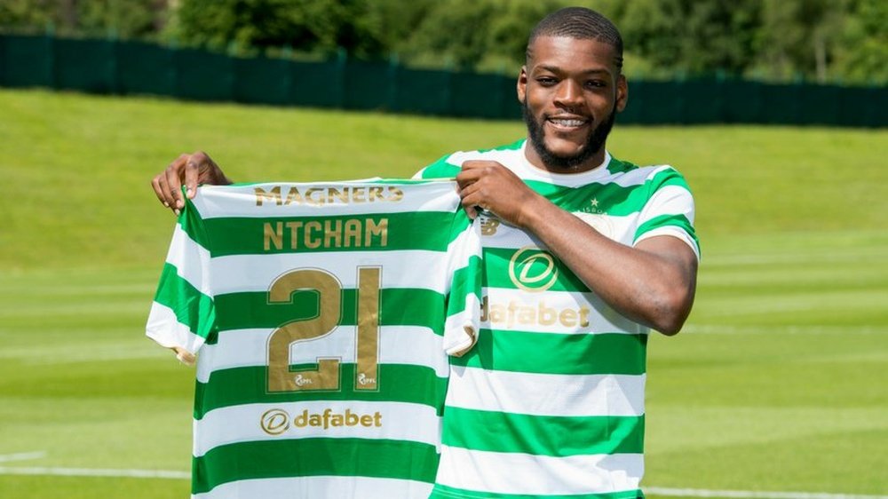Ntcham has extended his stay in Scotland. CELTICFC