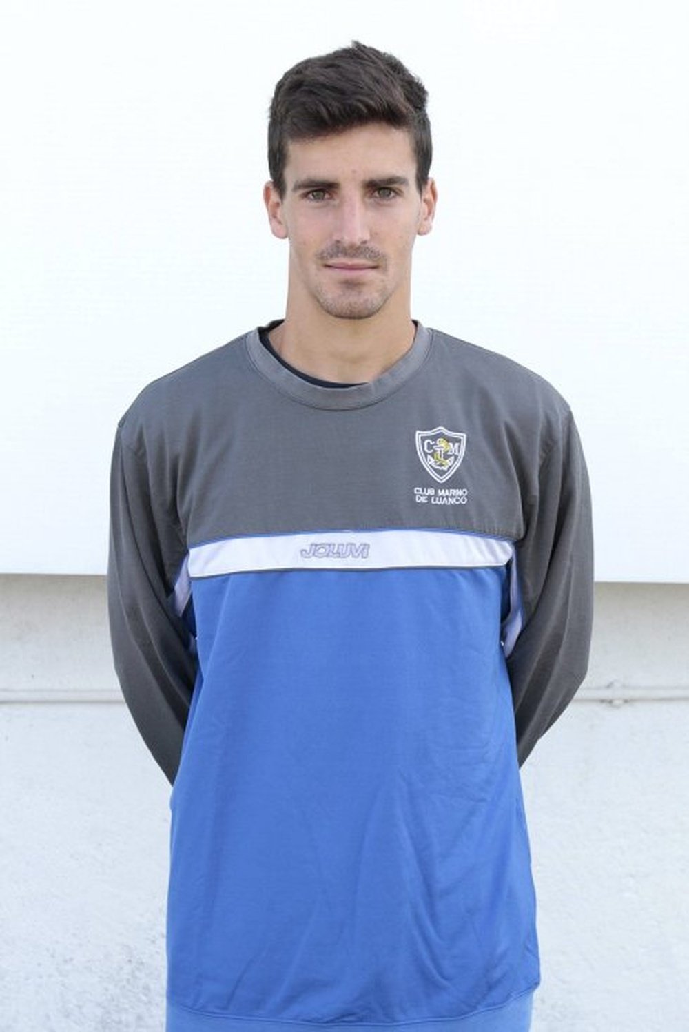 Omar Álvarez, nuevo jugador del Socuéllamos, cuando militaba en el Marino de Luanco. Twitter