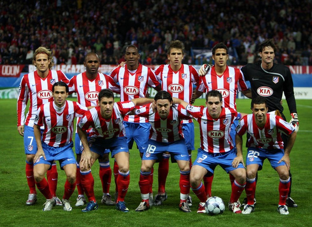 Le Onze de l'Atlético à l'époque d'Álvaro Domínguez. AFP