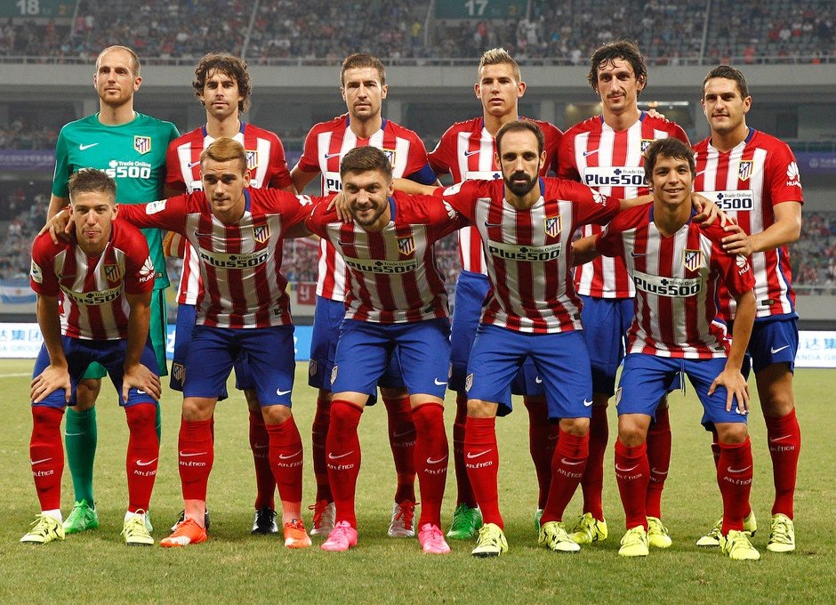 La plantilla del Atlético, una de las mejores de su historia. ClubAtléticodeMadrid