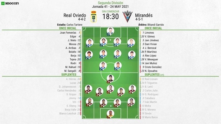 Así seguimos el directo del Real Oviedo - Mirandés