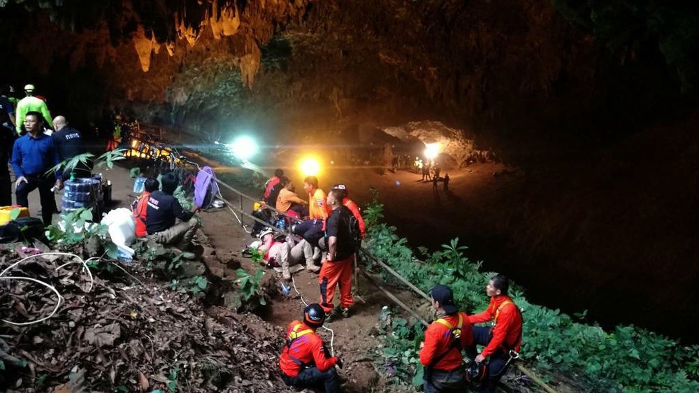 Un buzo español ayudó en el rescate de los niños en Tailandia. AFP