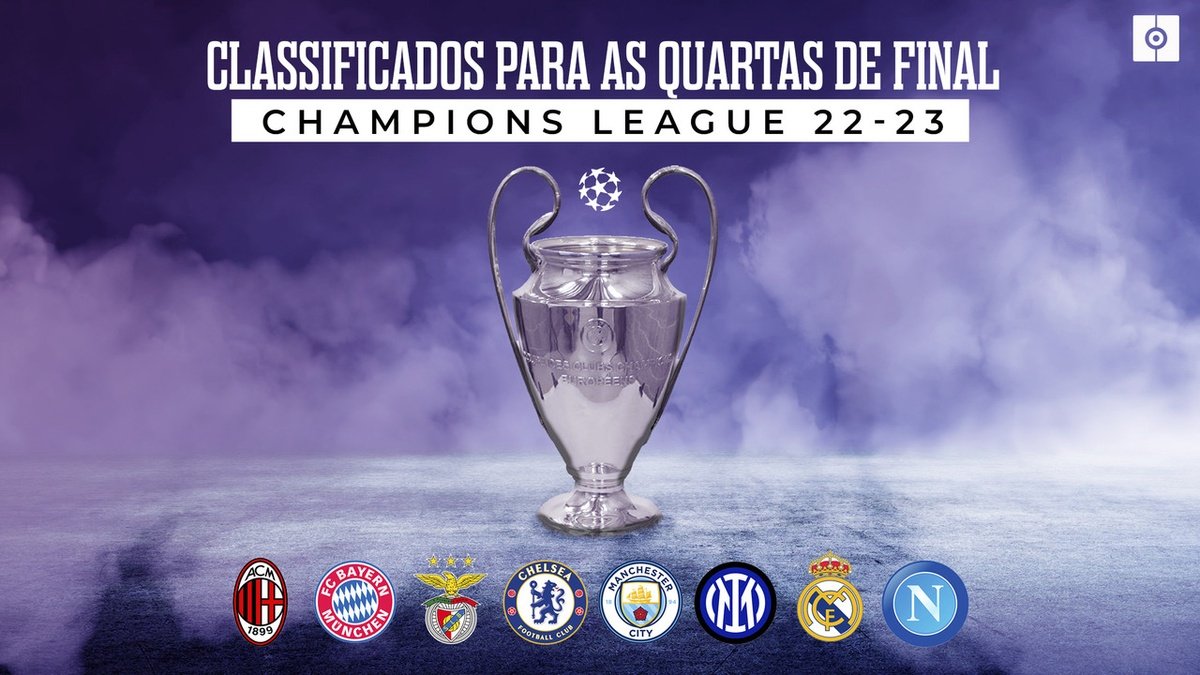Quartas da Champions League 2022/23: jogos, classificados, onde assistir e  mais informações