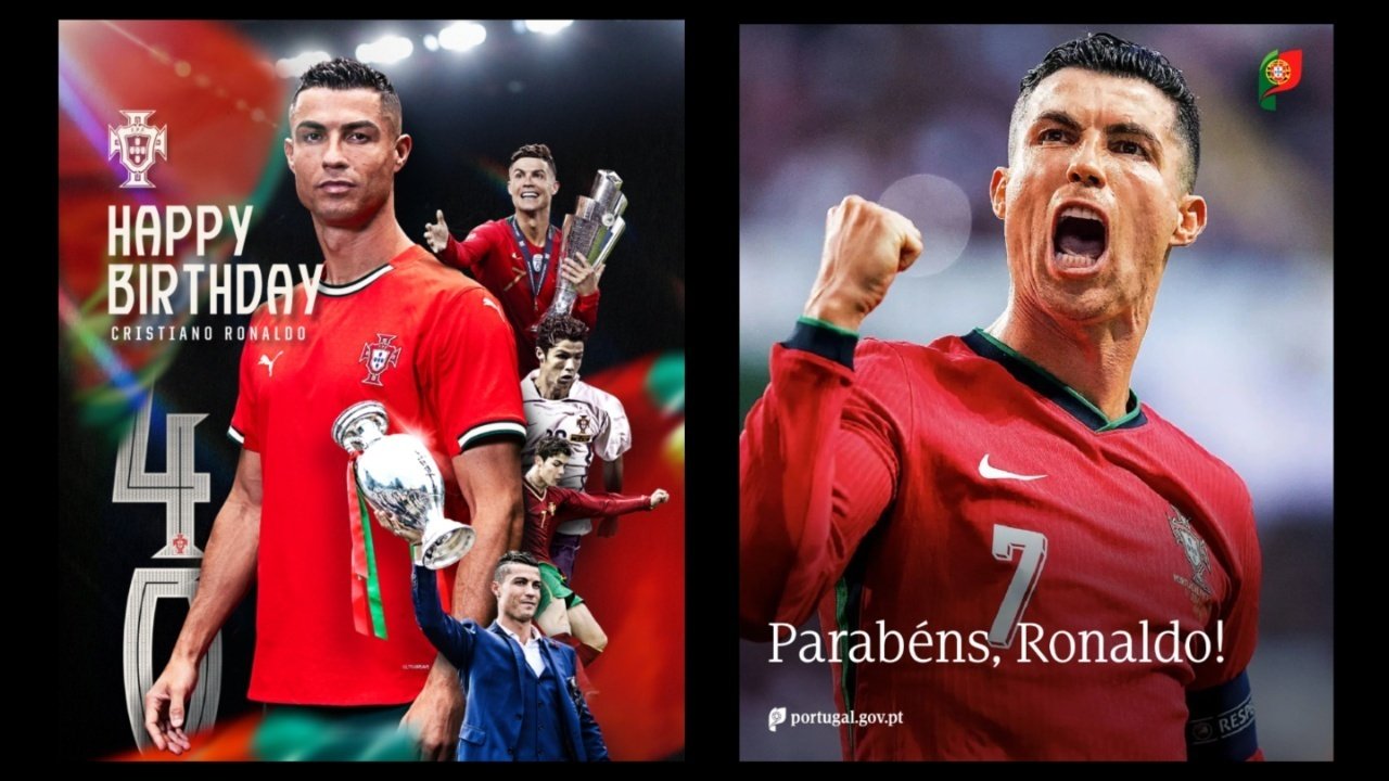 Os portugueses aos pés de Cristiano Ronaldo em seu 40º aniversário