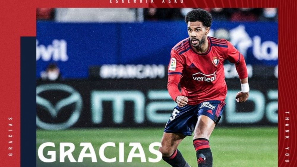 Ramalho finaliza su vinculación con Osasuna. Captura/CAOsasuna