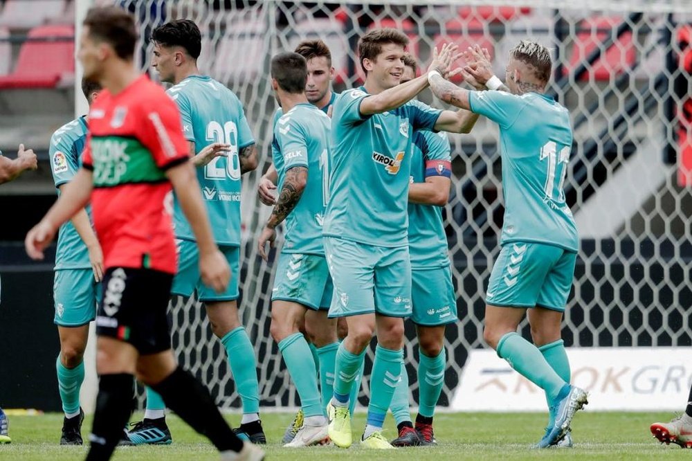 Osasuna gana en tierras holandesas. Twitter/CAOsasuna