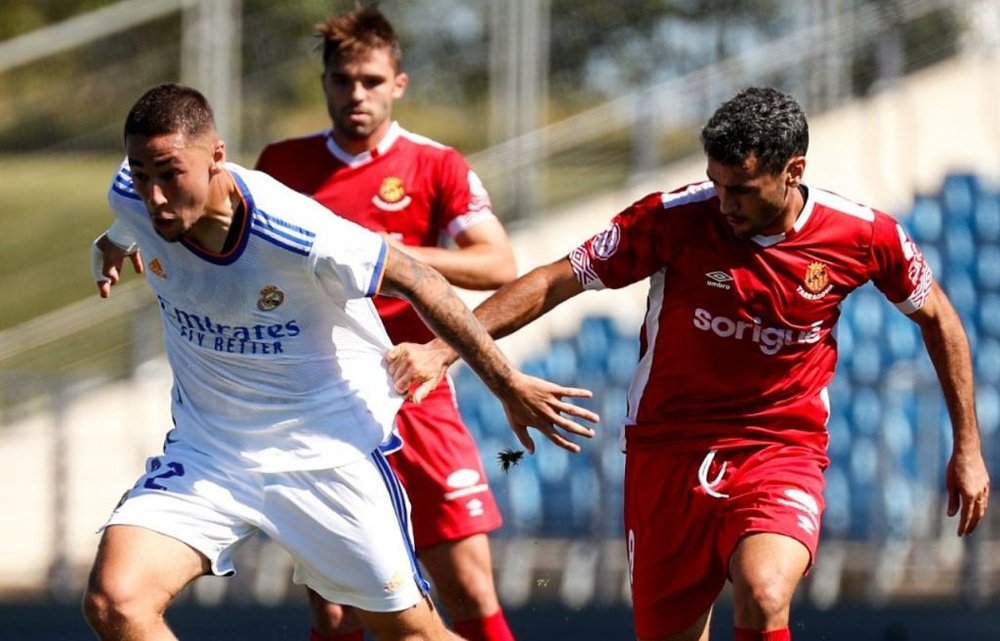 El Real Madrid Castilla venció al Nàstic de Tarragona. Twitter/LaFabricaCRM