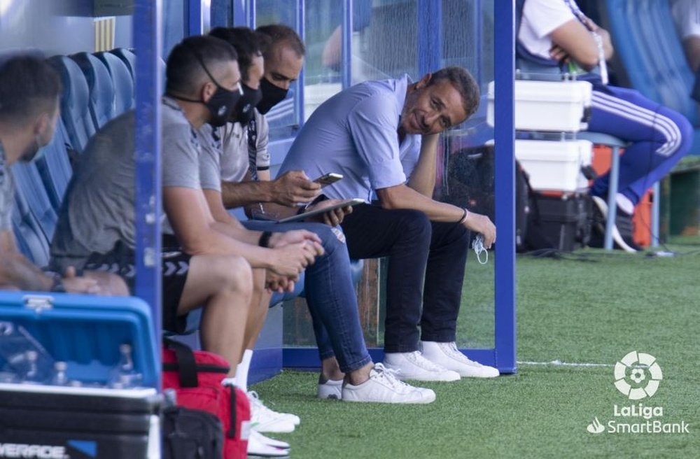 Óscar Cano lamentó haber perdido puntos en el último suspiro. LaLiga