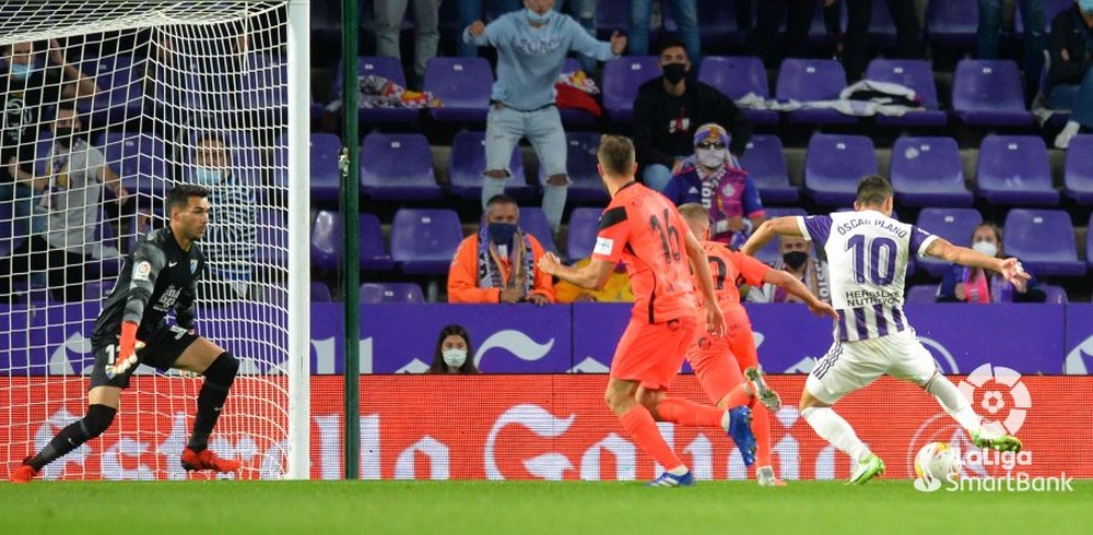 Dani Martín ha sido titular en los cinco últimos partidos del Málaga. LaLiga