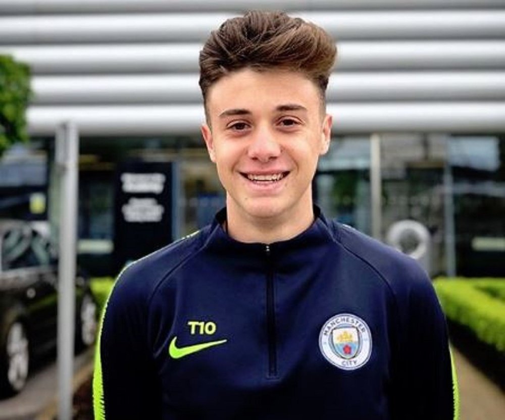 Tarensi has joined Manchester City. Instagram/Oscar_Tarensi