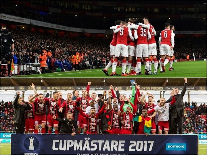 Les compos officielles du match d'Europa League entre Ostersunds et Arsenal