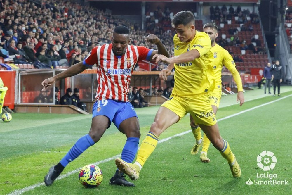 Las Palmas ganó al Sporting. LaLiga