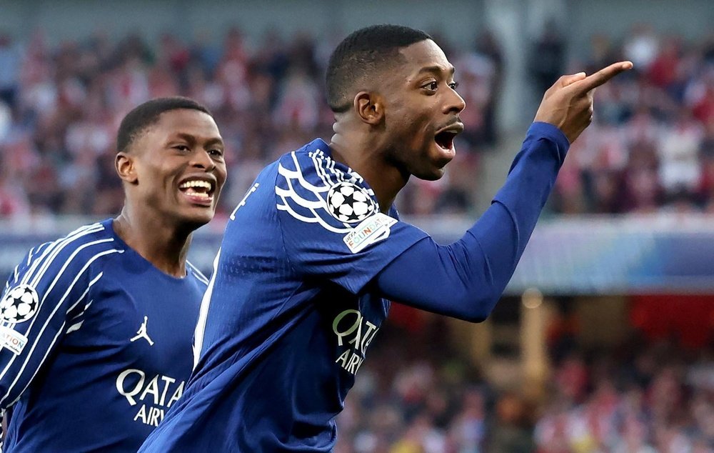 Dembélé brilha e PSG bate o Arsenal. EFE