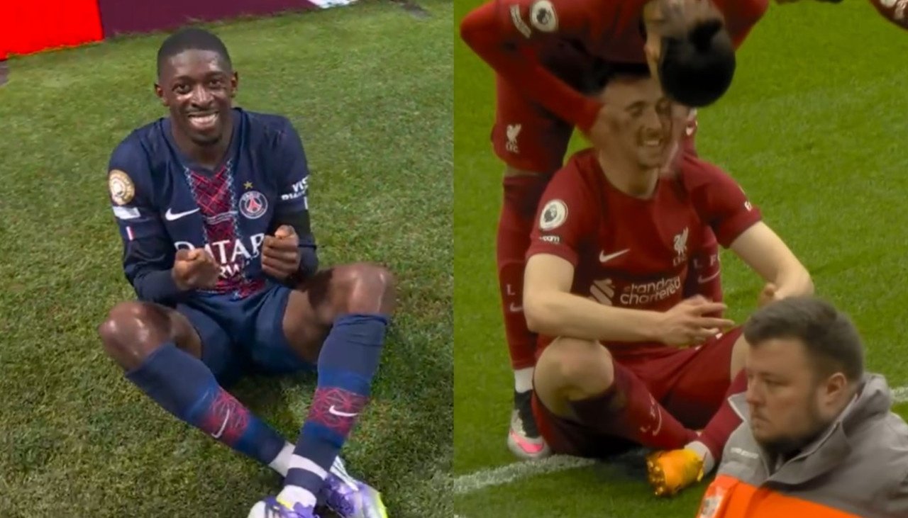 Dembélé hizo el gol de la sentencia ante el Bayern. Capturas/DAZN