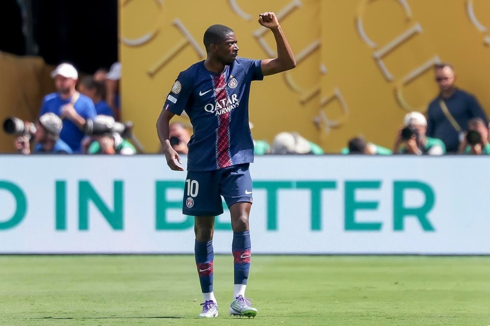 Dembele wants to continue making history with PSG. EFE/EPA/JUSTINLANE