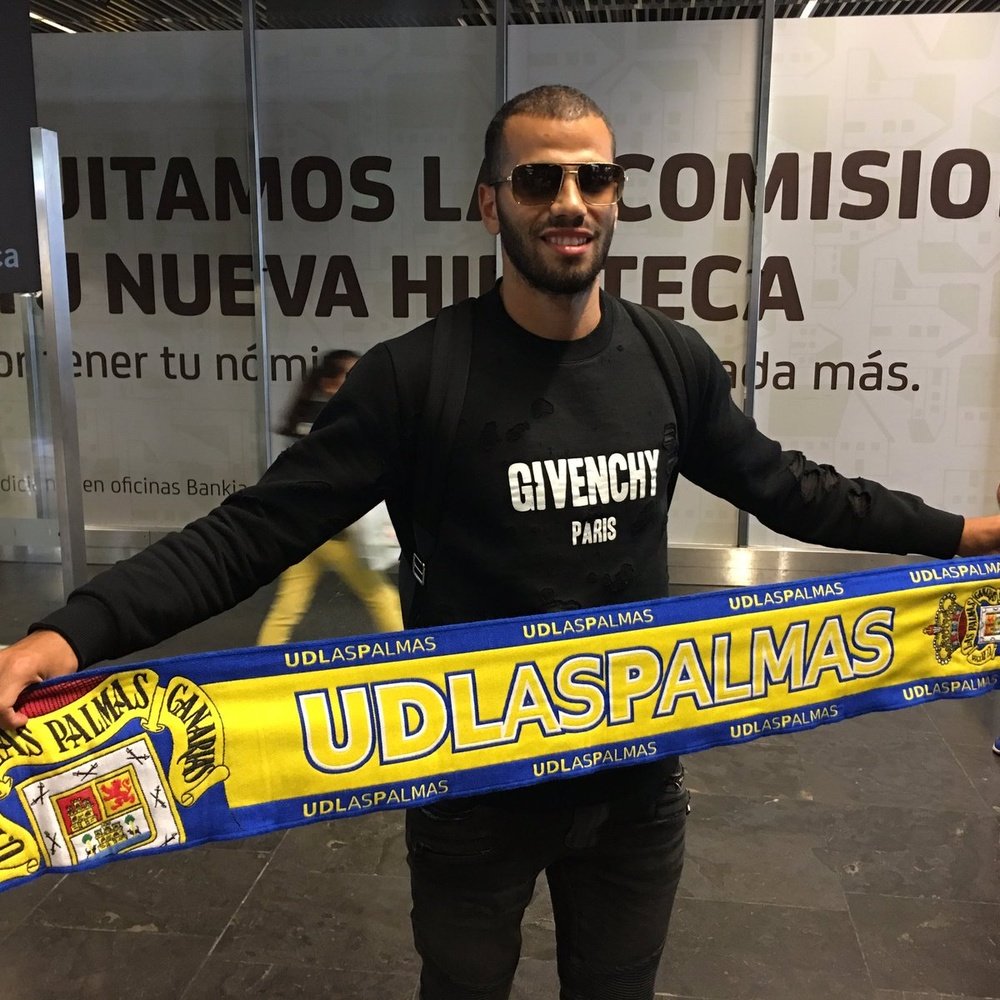 Tannane podría firmar hasta 2022 si Las Palmas ejecuta su opción de compra. Twitter/UDLasPalmas