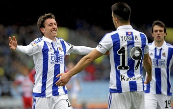 Oyarzabal, joven canterano de la Real, espera triunfar en la Real Sociedad. Twitter