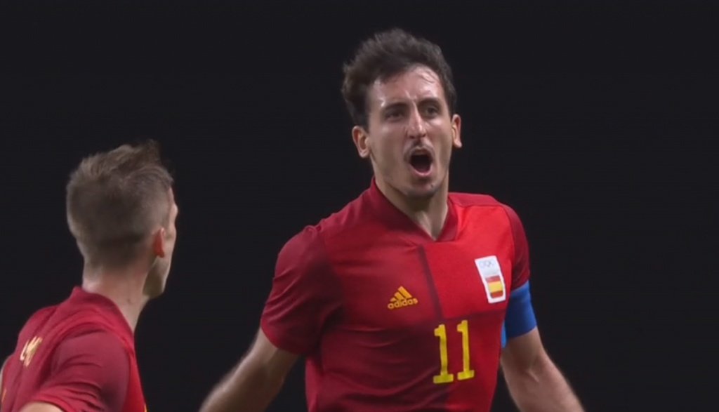 Oyarzabal's goal was the difference in Tokyo. Captura/TVE1