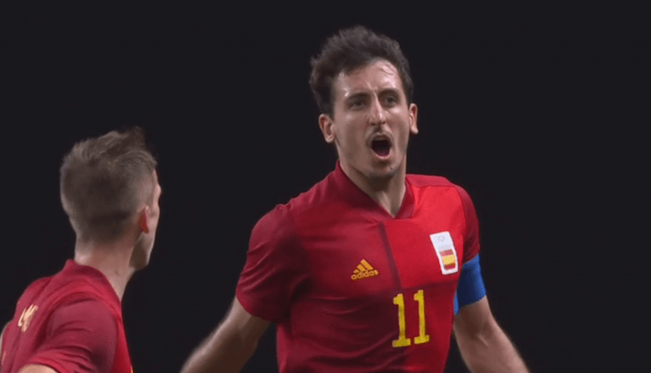 Late Oyarzabal header gives Spain crucial victory and blows Group C wide open