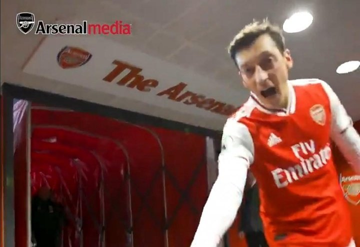El grito de rabia de Özil tras la victoria: 