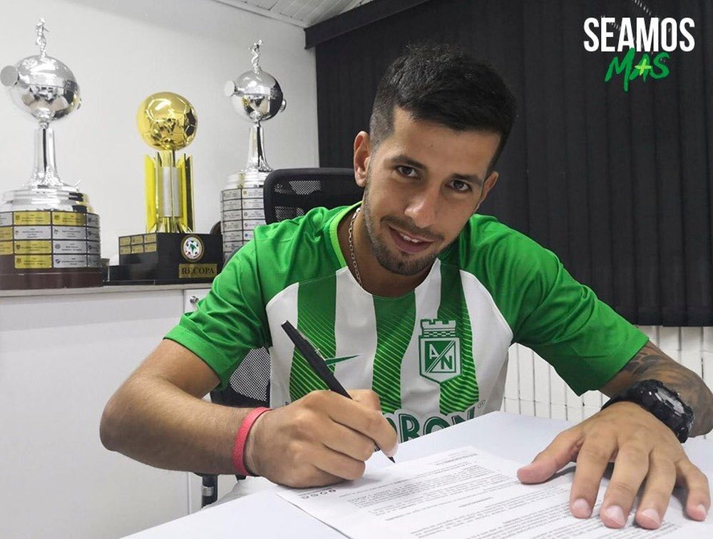 Pablo Cepellini, nuevo jugador de Atlético Nacional. AtleticoNacional