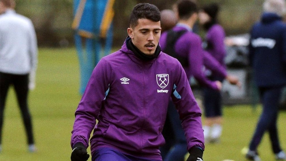 Fornals spoke with the club's media. Twitter/WestHam