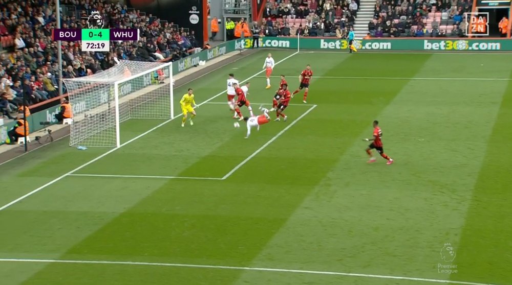 Fornals come Higuita: scorpione e gol più bello della giornata. DAZN