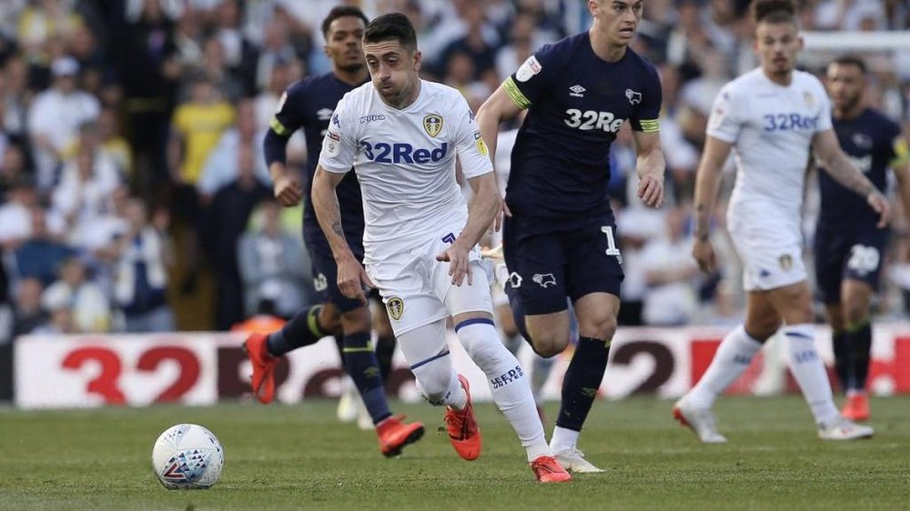 Derby's players will be given a bonus if they get promoted. Twitter/LUFC