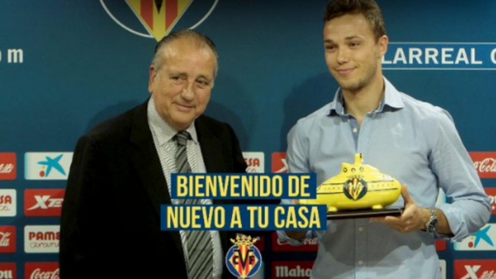 Pablo Íñiguez regresa al Villarreal. Captura/Twitter/VillarrealCF