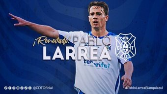 Pablo Larrea, atado hasta 2024. Twitter/CDTOficial