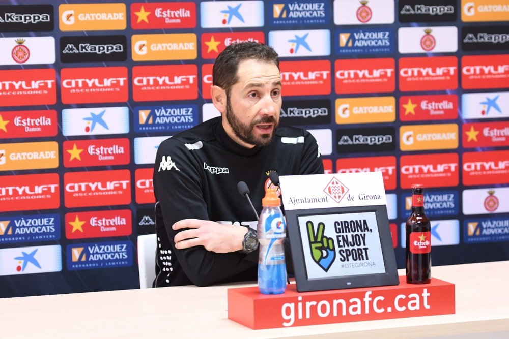 Machín seguirá siendo técnico del Girona en Primera. GironaFC