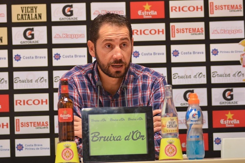 Pablo Machín se ha vuelto a excusar por su polémica acción. GironaFC