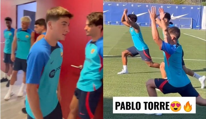 Pablo Torre já brilha nos seus primeiros treinos