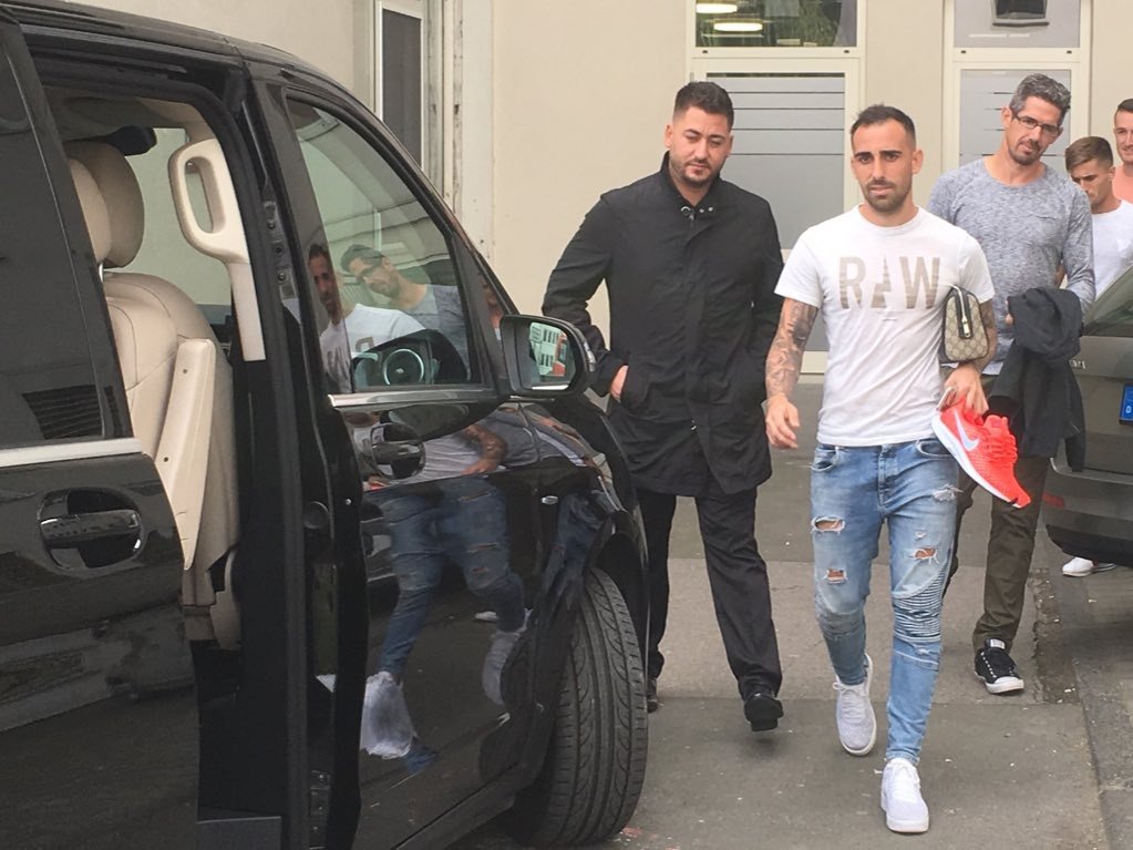 Alcacer à Dortmund. Twitter/Fluestertweets