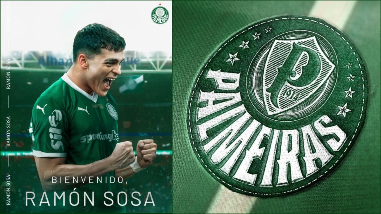 O Palmeiras anunciou nesta quarta-feira a contratação do atacante paraguaio Ramón Sosa, que estava no Nottingham Forest, da Inglaterra, e com quem firmou um contrato de cinco anos.