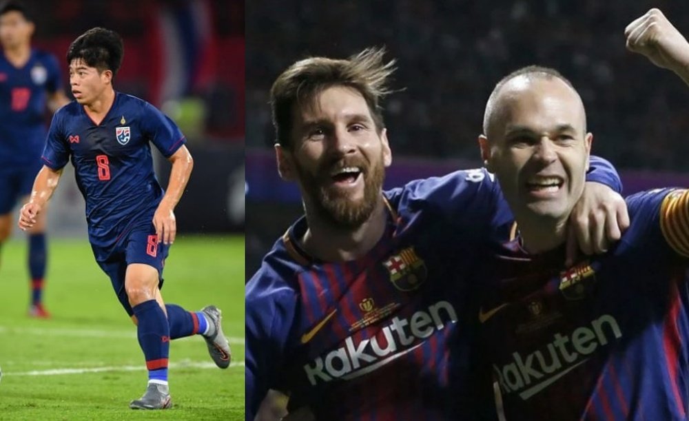 Panya, un enamorado de Andrés Iniesta. FIFA/EFE