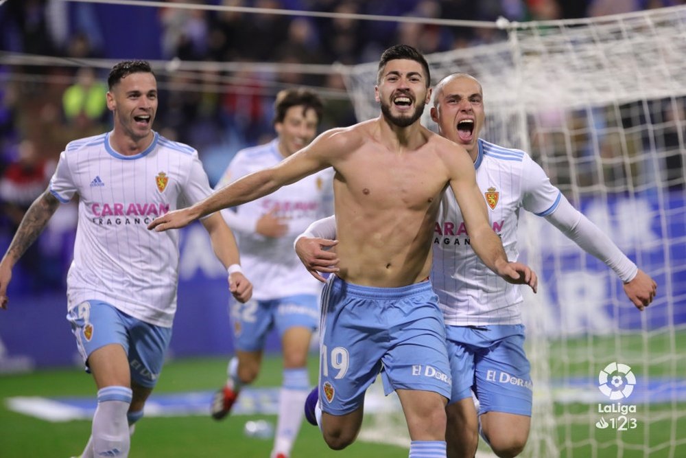 Alivio en el Zaragoza por la lesión de Papunashvili. LaLiga