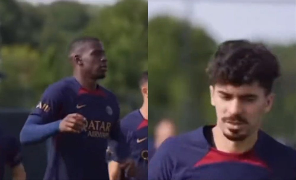 Lucas Hernández se metió con el Barça. Capturas/PSG