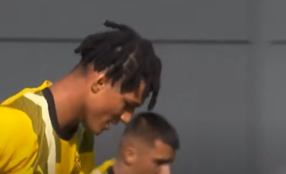 Paris Joshua Brunner has yet to make his Bundesliga debut. Screenshot/BorussiaDortmund