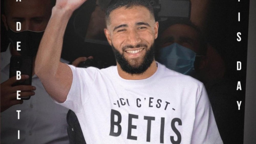 Fekir, imagen promocional del partido del Betis. RealBetis