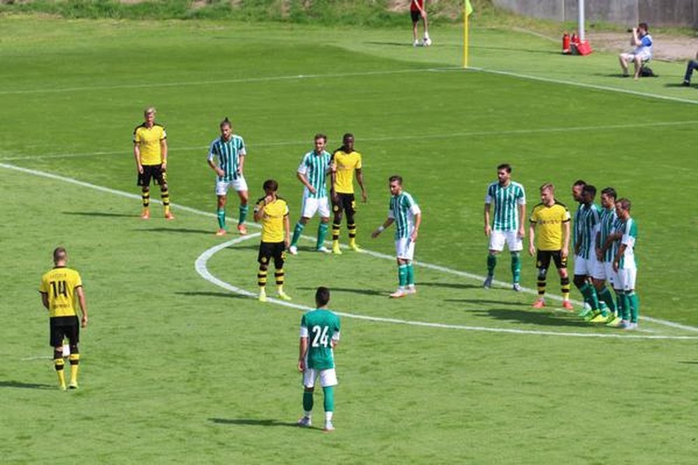 Partido amistoso entre el Borussia Dortmund y el Betis. Betis.