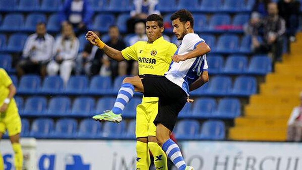El Hércules salió derrotado por 0-4 frente al Villarreal B. CFHércules