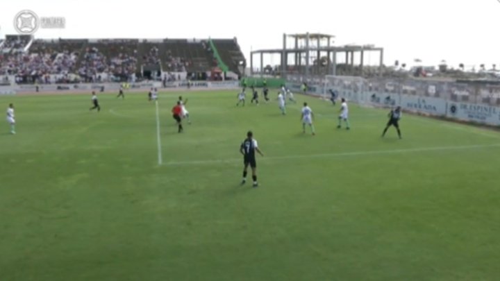 Empate sin goles entre la Balona y el Mérida. Captura/Primera_RFEF