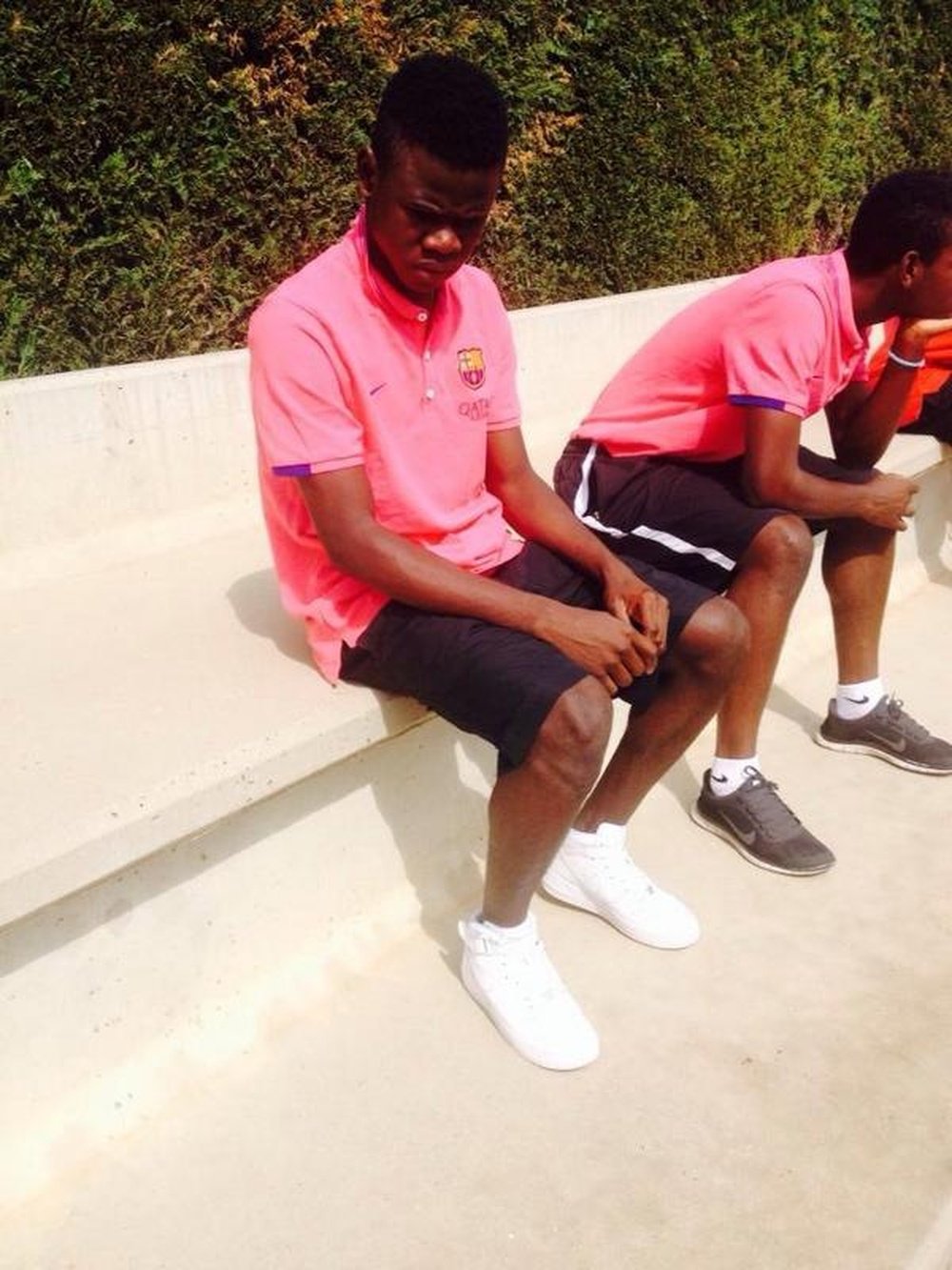 Patrice will have to leave the academy at Barcelona. Twitter