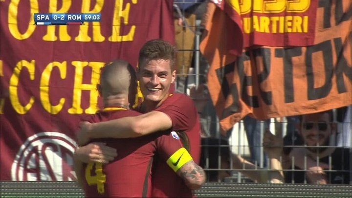 Vidéo : Premier but de Schick en Serie A avec la Roma