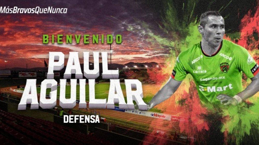 Paul Aguilar refuerza la zaga de Juárez. fcjuarezoficial