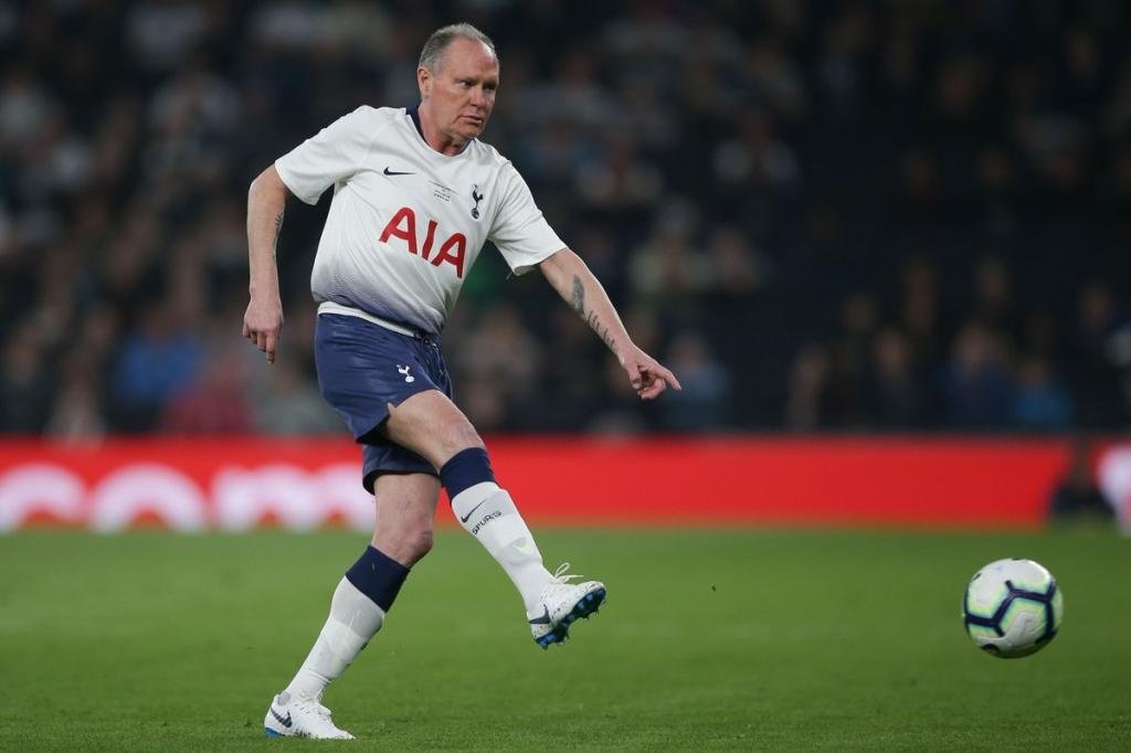 Gascoigne came on as a substitute. Twitter/SpursOfficial