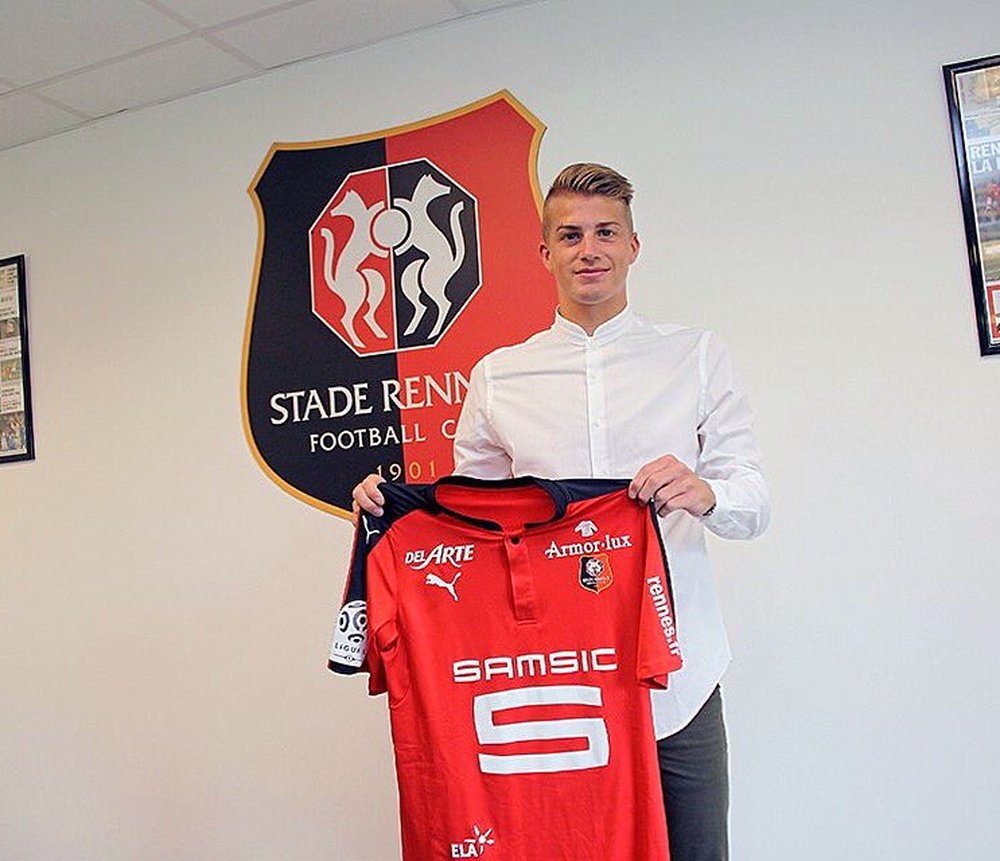 Paul Nardi, nuevo jugador del Rennes. Rennes