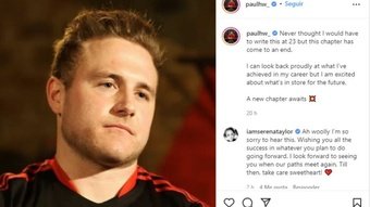 Woolston, ex meta del United, anunció así que se retira. Instagram/paulhw_